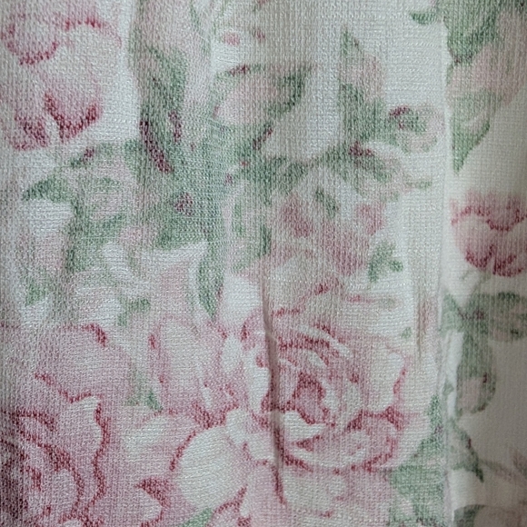 Trixxi Floral Maxi Dress Size Small - Pink Rose Print Off Shoulder Boho Dress NW - Picture 11 of 12